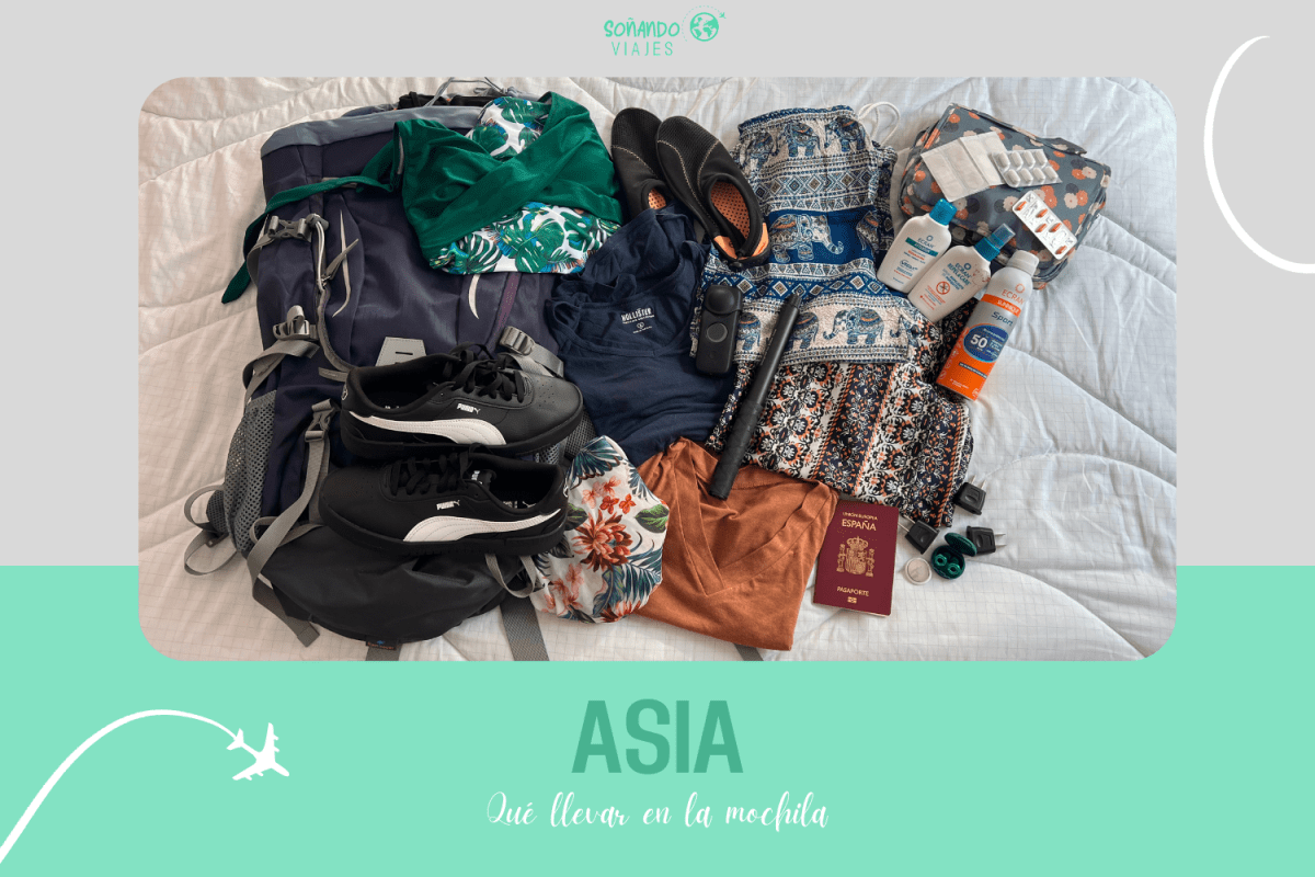 Mochila para el Sudeste Asiático: qué ropa llevar, botiquín y&nbsp;más